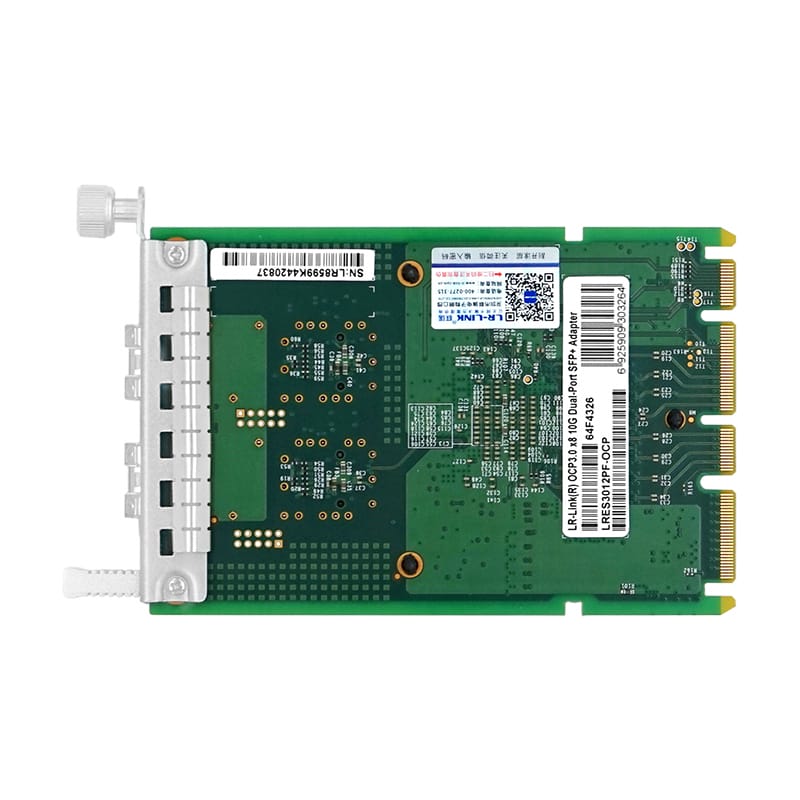 LR-LINK 3012pf 10GB Card mạng Nic với Intel chip 82599es Dual-Port lửng SFP Ethernet Adapter ocp3.0